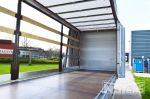802492 be trailer met 1 zijde standaard schuifzeil en 1 zijde pentawave systeem